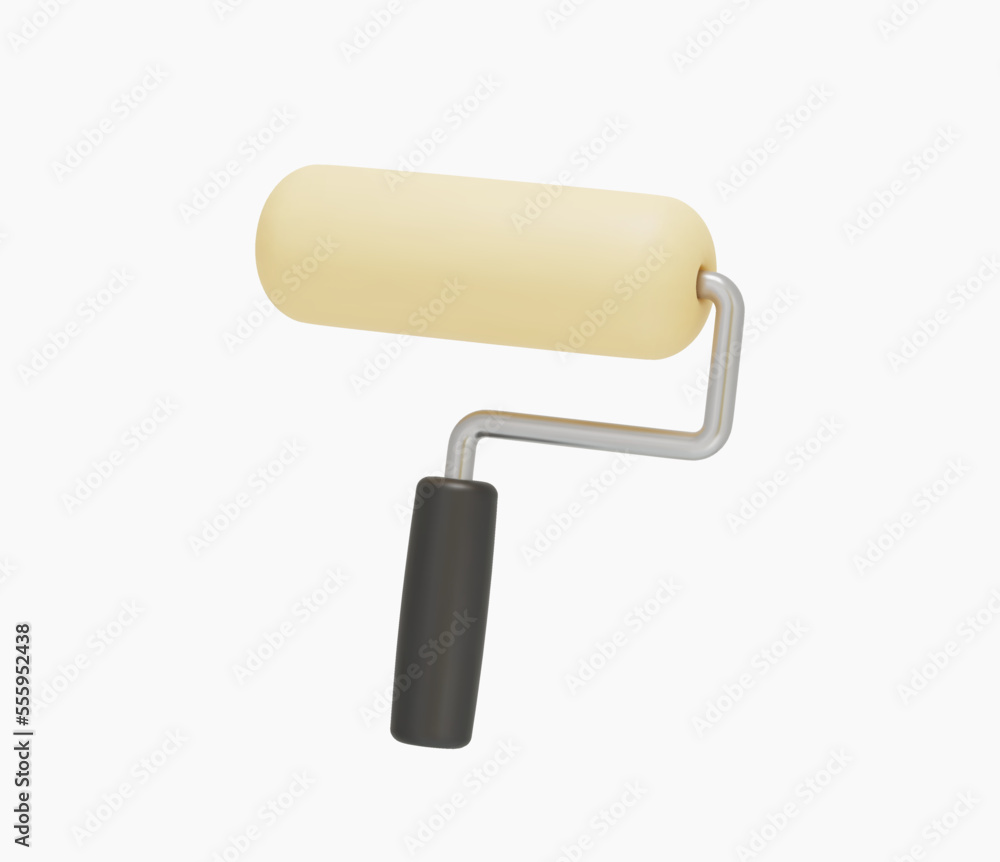 3d Realistic Paint roller vector illustration 3d Realistic Paint roller vector illustration