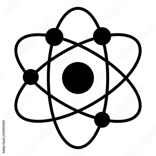    A unique design vector of atom   photo