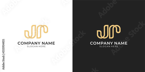 Modern, fancy and new logo, it's between letters "J" and "P" or it could be letter "R"