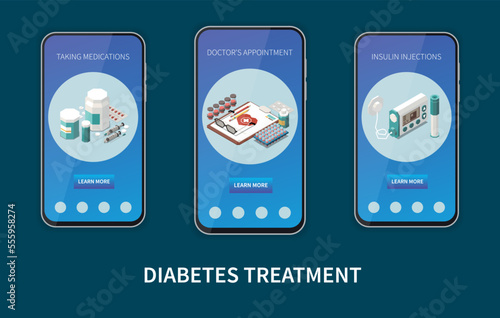 Diabetes Isometric Set