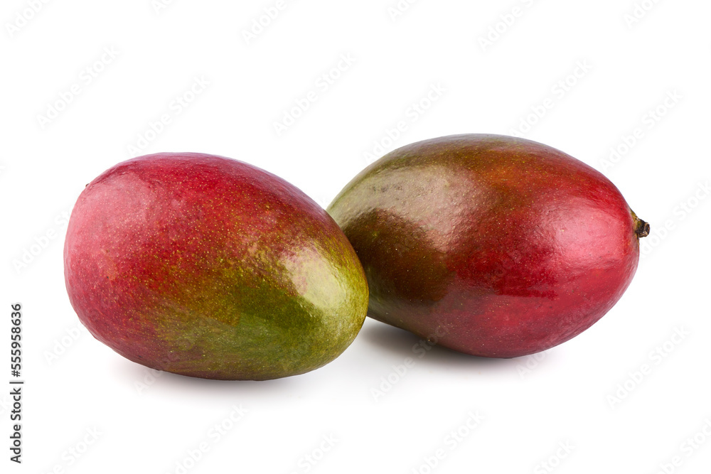 Delicious ripe mango, isolated on white background. High resolution image. Delicious ripe mango, isolated on white background. High resolution image.