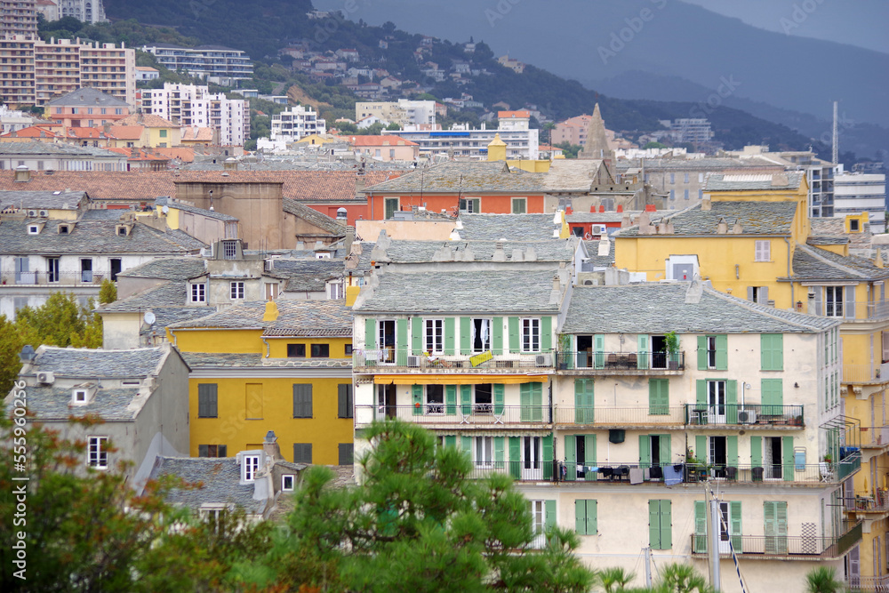 Vue sur Bastia depuis la Citadelle