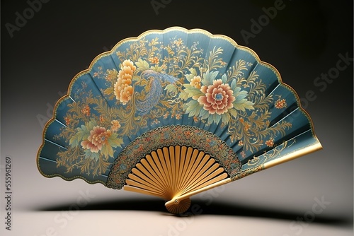 Unique hand fan in a cool style for warm weather