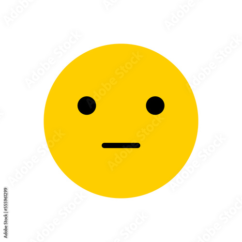 Emoji with a neutral expression.