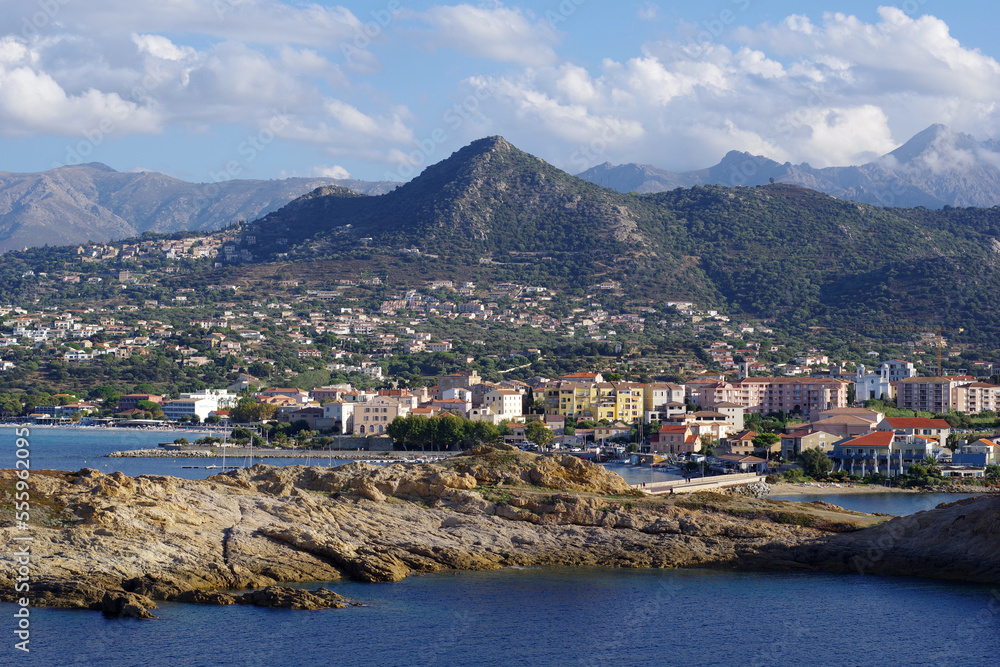 Vue sur l'Île Rousse, Corse