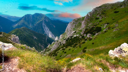 Obraz na płótnie Tatry polskie.Szczyty i doliny. w salonie