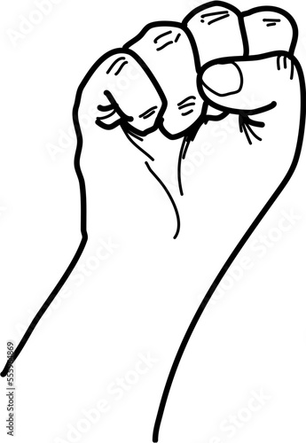 german signs language fingeralphabet Buchstabe s (DGS) 