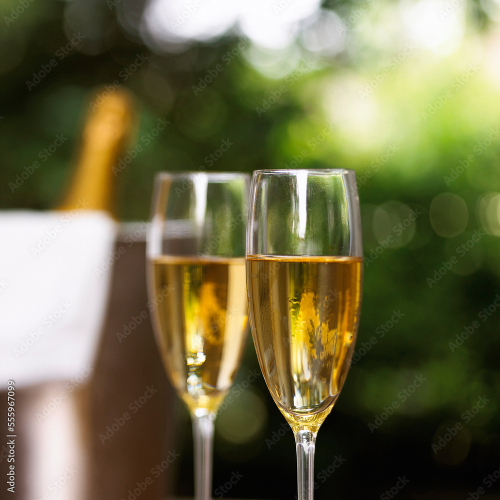 Champagne in Champagne Flutes Champagne in Champagne Flutes