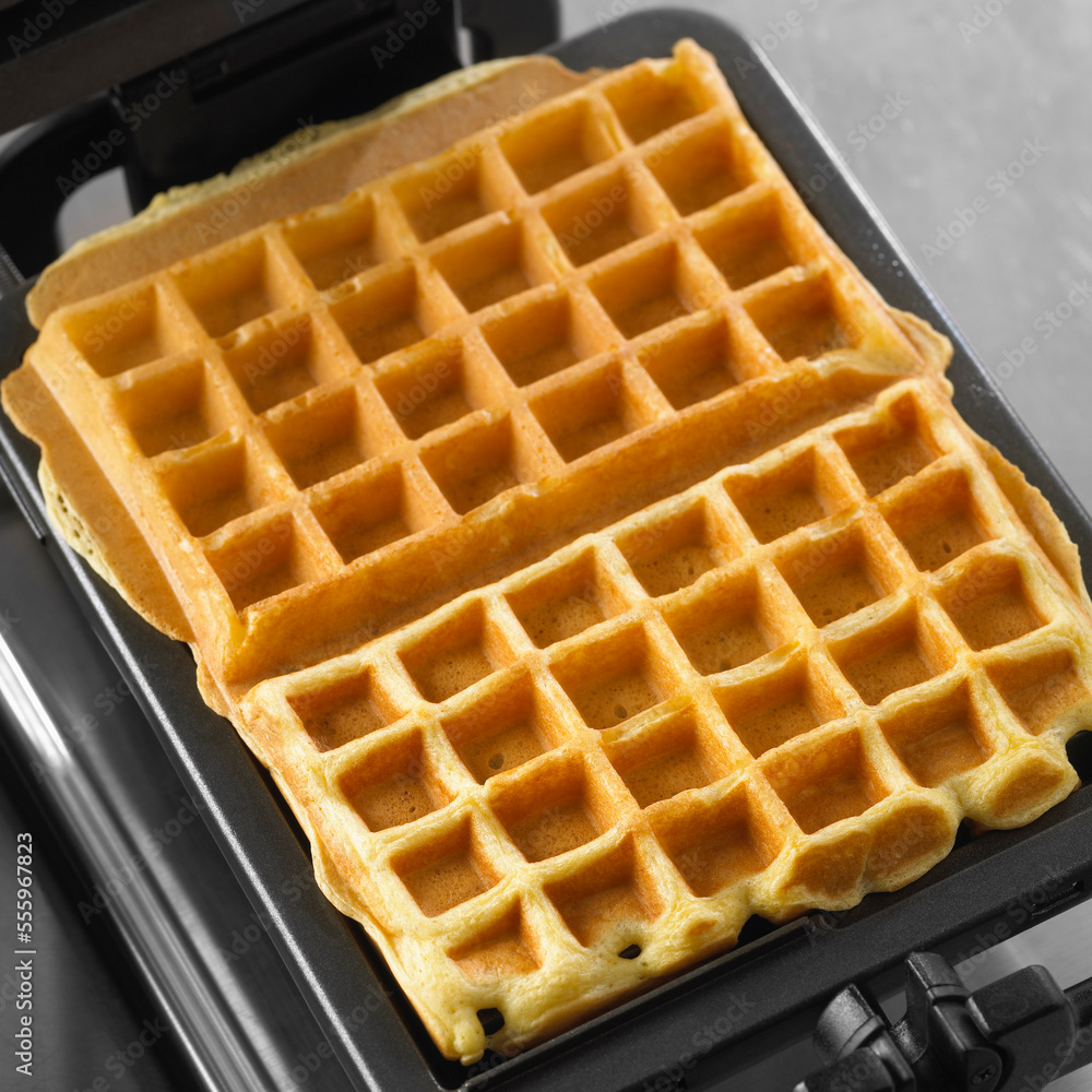 Waffles in Waffle Iron Waffles in Waffle Iron