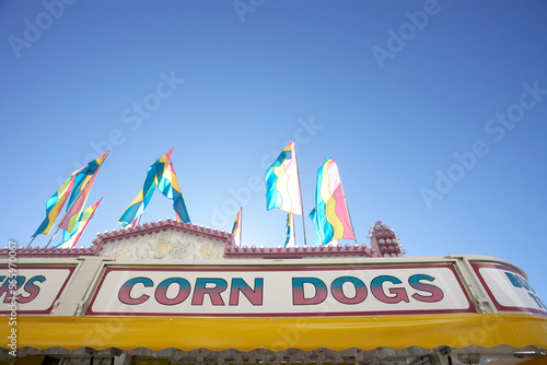 Corn Dog Stand at Ancaster County Fair, Ancaster, Ontario, Canada photo