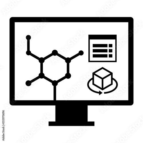 Computer software for scientific research icon