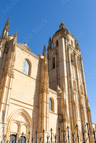 the cathedral of Segovia (Holy Cathedral Church of Our Lady of the Assumption and San Frutos) in Segovia, Castile and Leon, Spain