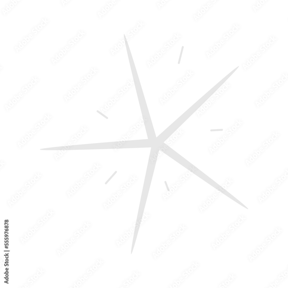 Hand drawn sparkling star. Retro abstract illustration with hand drawn sparkle for celebration design. Geometric shape. Hand drawn sparkling star. Retro abstract illustration with hand drawn sparkle for celebration design. Geometric shape.