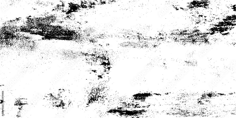 Monochrome texture composed of irregular graphic elements. Distressed uneven grunge background. Abstract vector illustration. Overlay for interesting effect and depth. Isolated on white background. Monochrome texture composed of irregular graphic elements. Distressed uneven grunge background. Abstract vector illustration. Overlay for interesting effect and depth. Isolated on white background.
