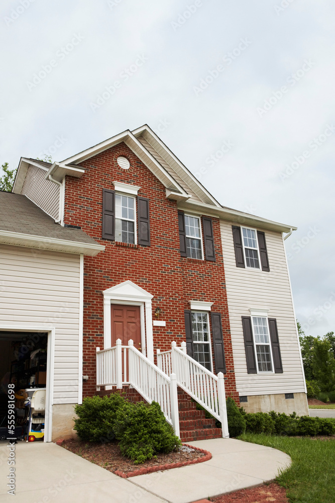 Exterior of House, Winston-Salem, Forsyth County, North Carolina, USA Exterior of House, Winston-Salem, Forsyth County, North Carolina, USA