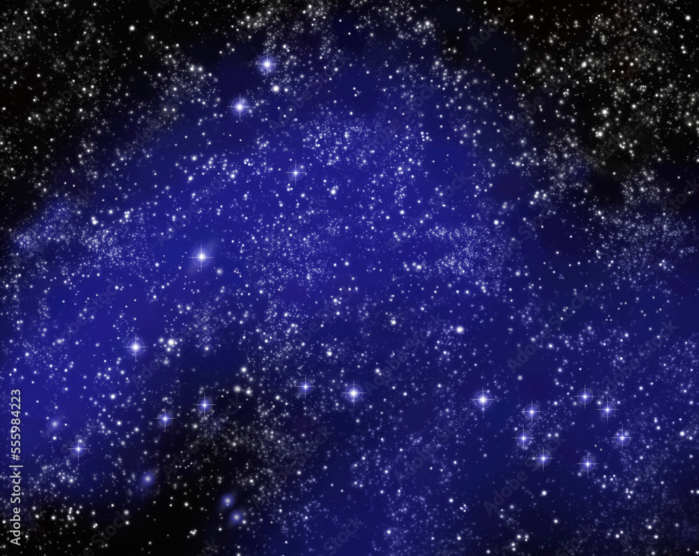 Constellation of Pisces in Night Sky Constellation of Pisces in Night Sky