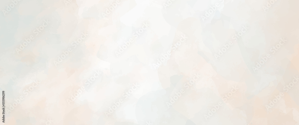 Fototapeta premium Pastel color watercolor vector background for poster, cover, banner, flyer, invitation cards and wall art. Hand drawn light illustration for design. Minimalistic painting. Wallpaper design.