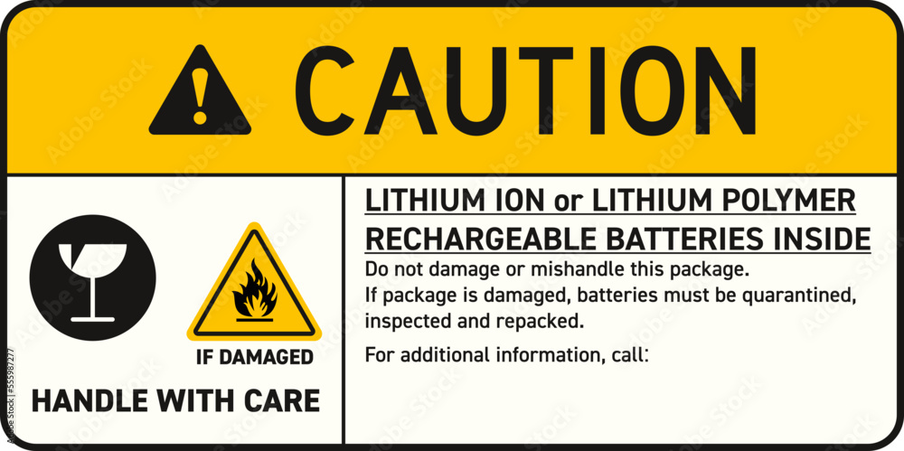 Obraz premium Lithium Ion or Lithium Polymer Rechargeable Batteries Inside