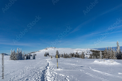 Winter landscape of Vitosha Mountain, Bulgaria