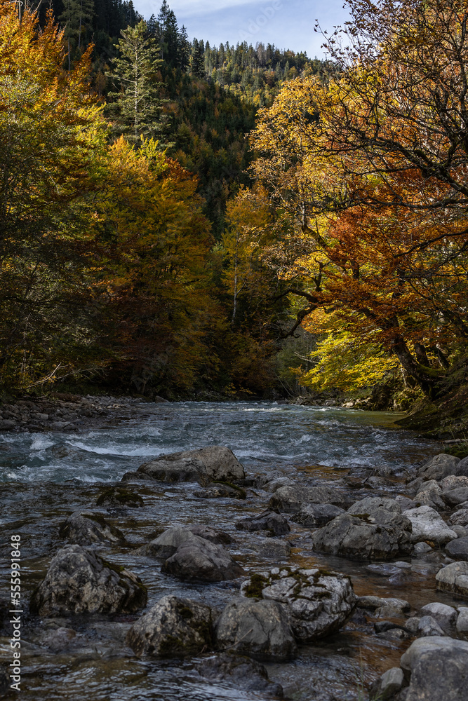 Ostrach im Herbst