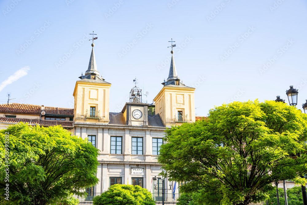 the city hall (ayuntamiento) of Segovia at the main square - Plaza Mayor, Castile and Leon, Spain