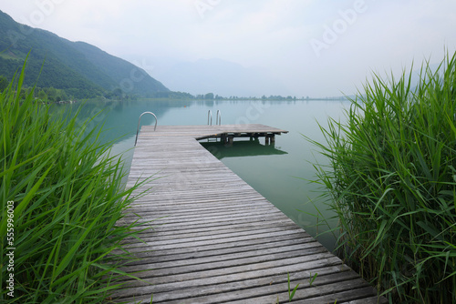 Kalterer See, Kaltern, South Tyrol, Italy photo