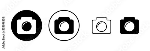 Camera icon vector illustration. photo camera sign and symbol. photography icon.