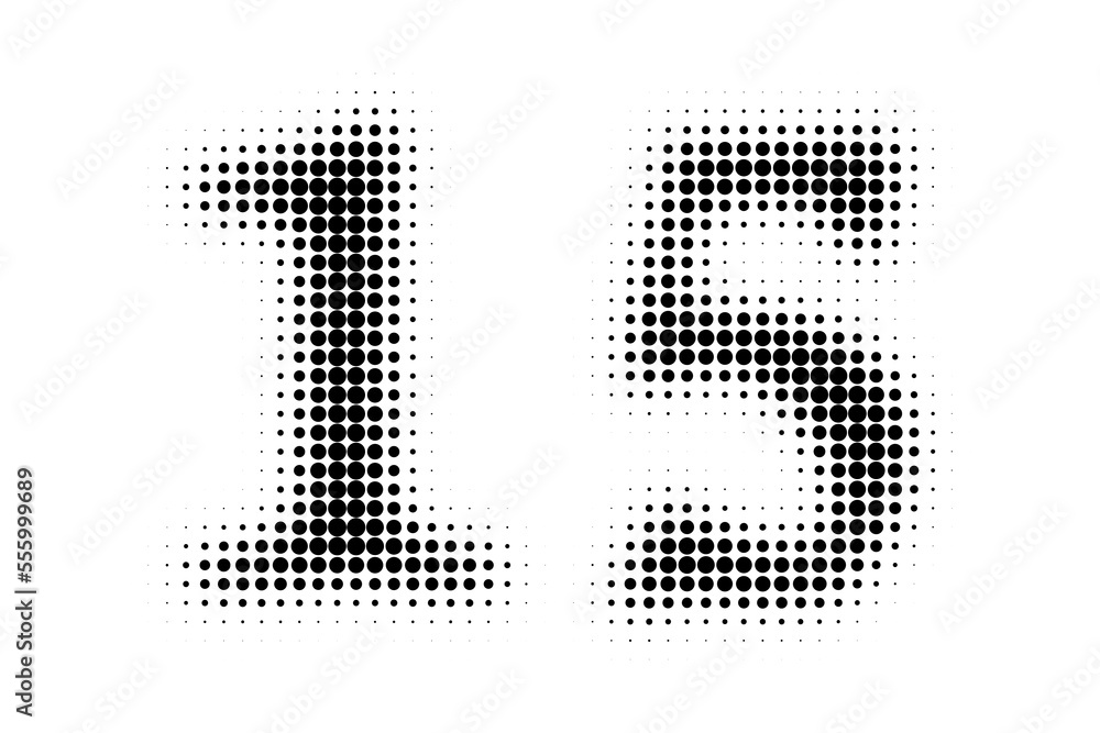 Number 15 Halftone. Pop art style. Halftone dotted backdrop. Design for web banners, wallpaper,sites vector illustration. Abstract Halftone Dotted Number. Number 15 Halftone. Pop art style. Halftone dotted backdrop. Design for web banners, wallpaper,sites vector illustration. Abstract Halftone Dotted Number.