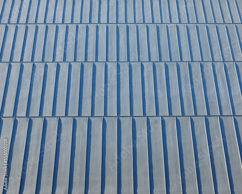 Corrugated Tin Roof, Gardermoen Airport, Gardermoen, Ullensaker, Akershus, Norway photo