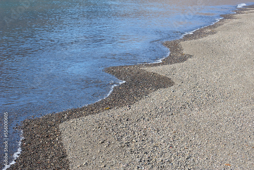 Shoreline, Romer Fjord, East Greenland, Greenland photo