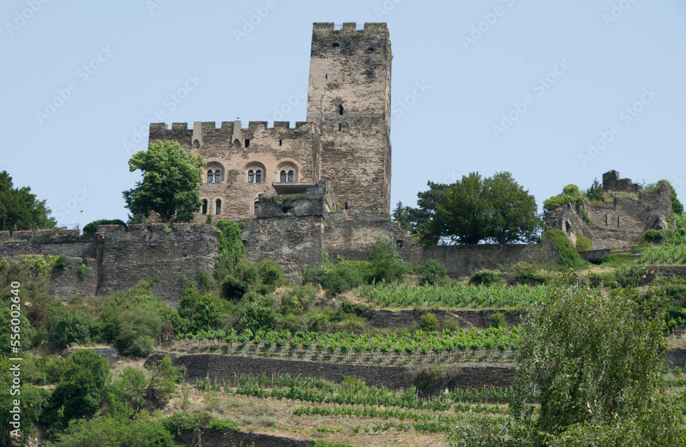 Burg Gutenfels in Kaub am Oberen Mittlrhein