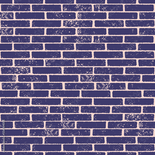 Textured brick wall seamless repeat pattern