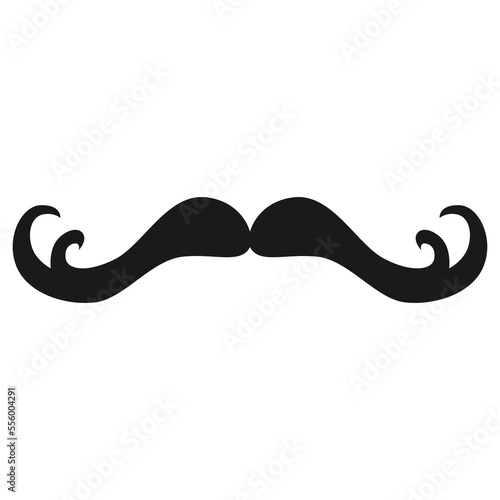 Moustache silhouette.