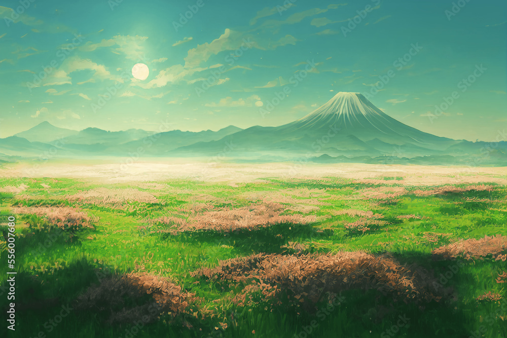 Obraz premium 和風系背景の高解像度画像イラスト(AI generated image)
