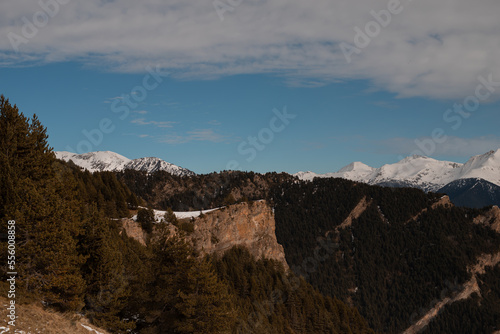 paisaje montaña nevada 