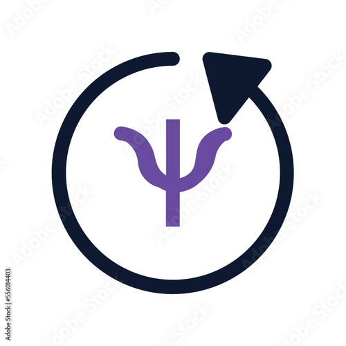 Psi Flat Icon