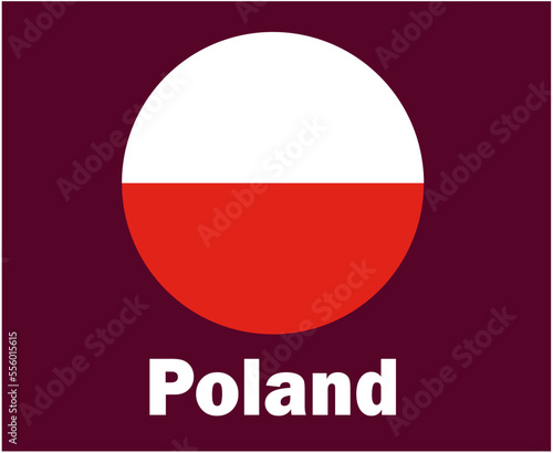 Poland Flag With Names Symbol Design Europe football Final Vector European Countries Football Teams Illustration Free Download Poland Flag With Names Symbol Design Europe football Final Vector European Countries Football Teams Illustration - GFXLoad