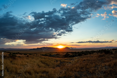 Sunset in the Desert at dusk © Boyce
