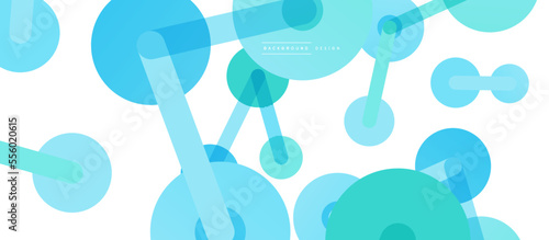 Network concept abstract background. Dots connection. Big data idea. Business template for wallpaper, banner, background or landing