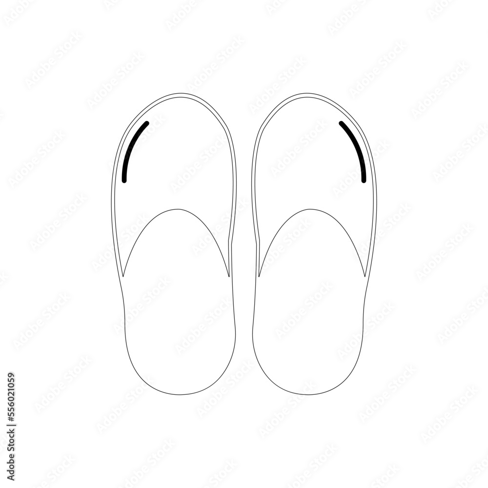 sandal icon illustration vector sandal icon illustration vector