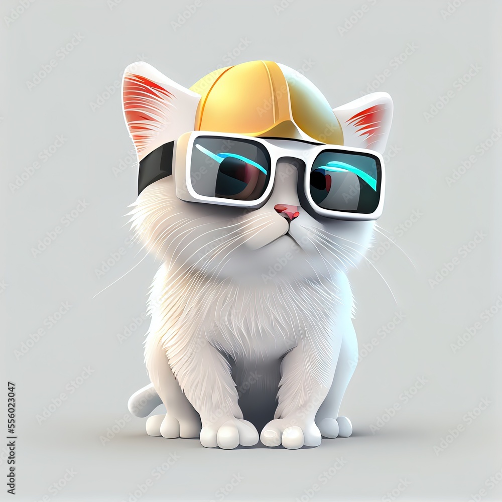cool cat 3d cinema glasses