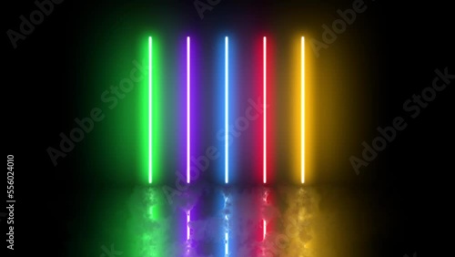 Colorful Neon Lines