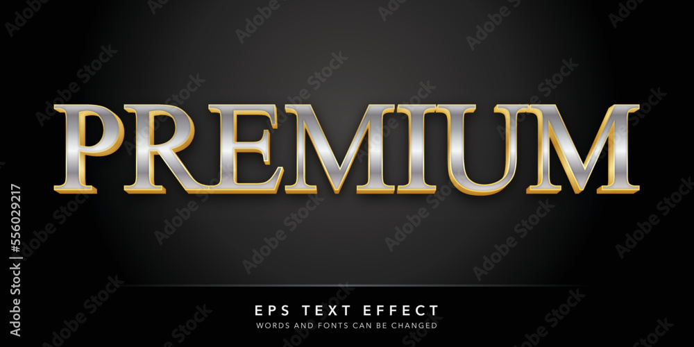 Obraz premium premium editable text effect