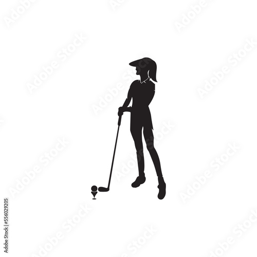 Golf icon vector illustration logo template