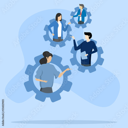 Online activism abstract concept, social role abstract concept, Telehealth abstract concept, flat vector modern illustration