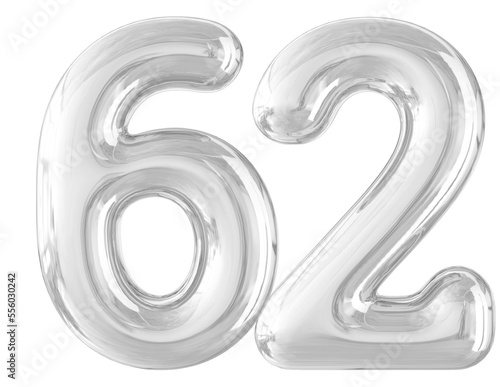 Silver Balloon Number 62