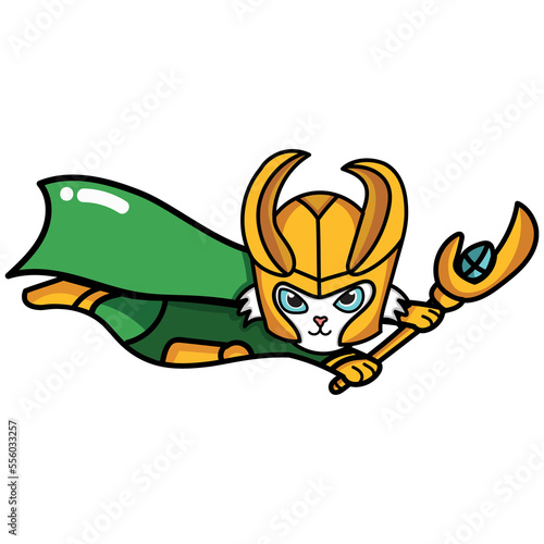 Super Hero cat and dog   Cute clip art  Clip Art for Personal and Commercial use  Digital clip art for Download