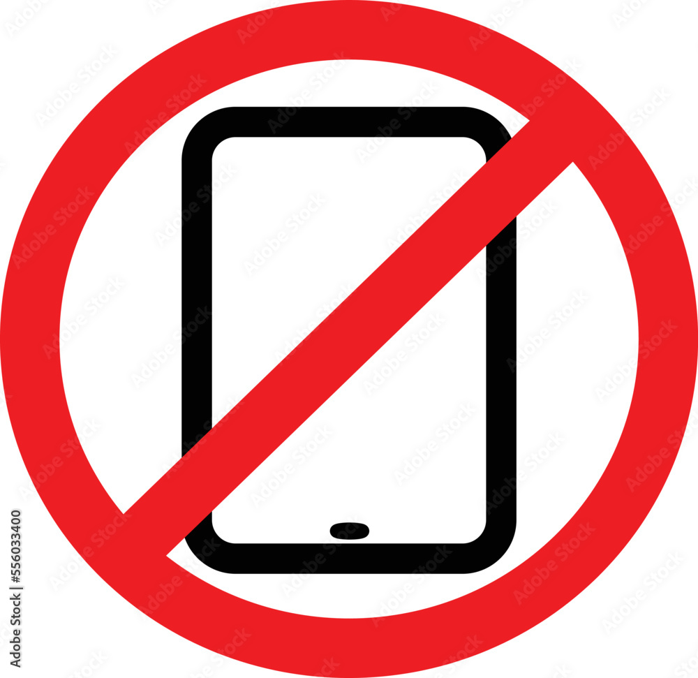 Do not using smartphone, Smart phone warning stop sign icon. Phone turn off. Vector Illustration Do not using smartphone, Smart phone warning stop sign icon. Phone turn off. Vector Illustration
