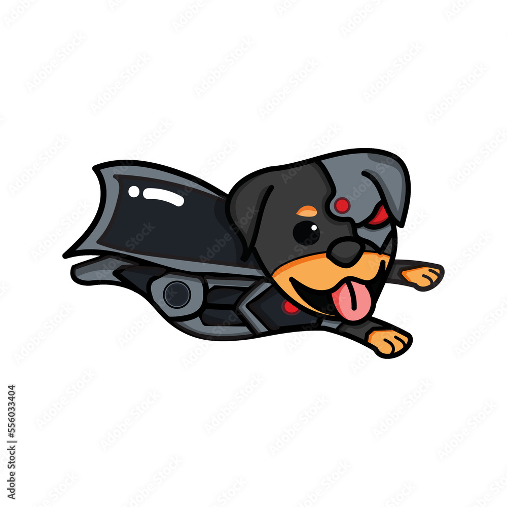 Obraz premium Super Hero cat and dog , Cute clip art ,Clip Art for Personal and Commercial use, Digital clip art for Download