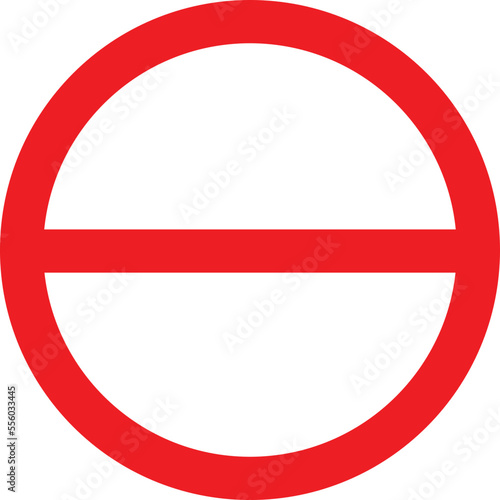 Vector Prohibition symbol. Prohibition Sign. Prohibition icon isolated on white background. Free Download Vector Prohibition symbol. Prohibition Sign. Prohibition icon isolated on white background. - GFXLoad